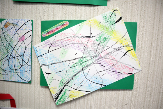 やと子ども美術教室　～ グリーティングカードを作ろう ～_e0222340_1504947.jpg