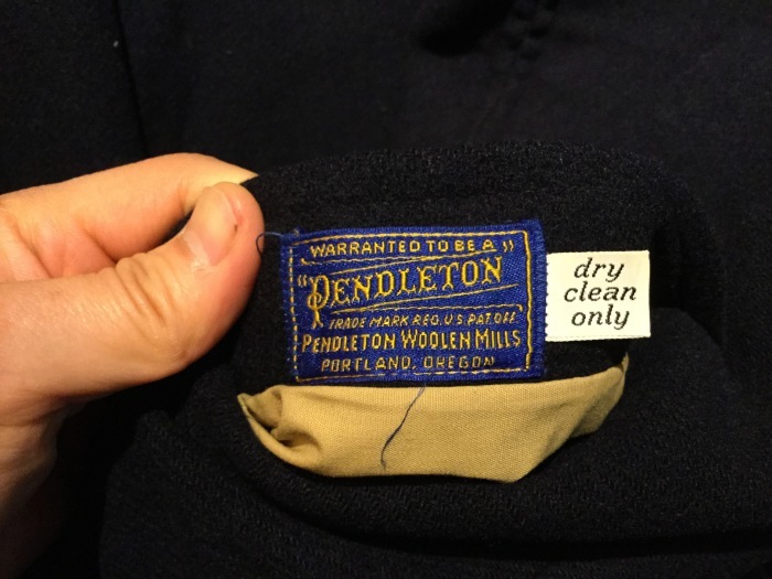 70's Pendleton reversible coat : BUTTON UP clothing