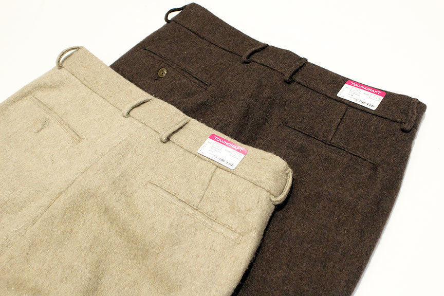 TOWN CRAFT (タウンクラフト) \" Wide Wool Trouser \"_b0122806_13404693.jpg
