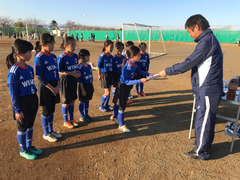 神奈川県少女サッカーu 10大会 ブロック1位 横浜ウインズ U15 レディース