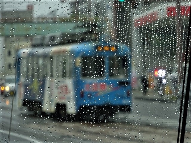 藤田八束の鉄道写真@高知の路面電車、日本最古の路面電車高知を走る、高知の路面電車は走行距離も日本一、とさでん交通・土佐電鉄_d0181492_23504597.jpg
