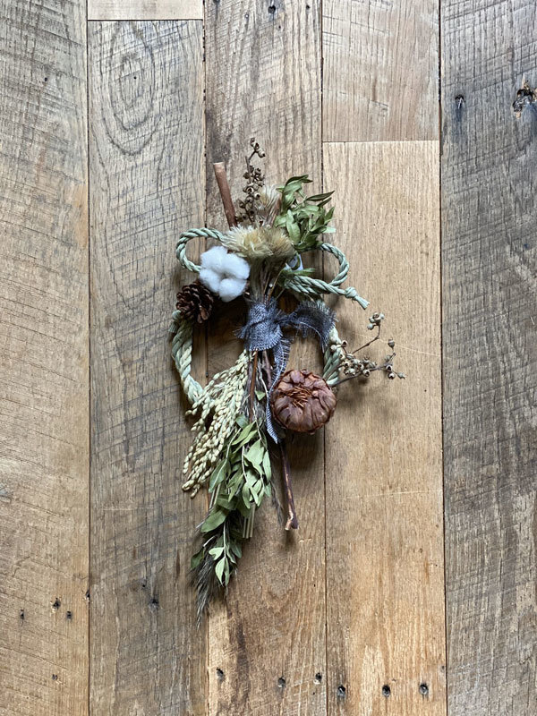 DRIED FLOWER×しめ縄_e0130464_11503803.jpg