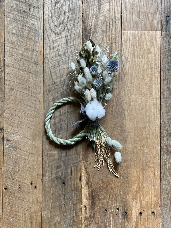 DRIED FLOWER×しめ縄_e0130464_11504594.jpg
