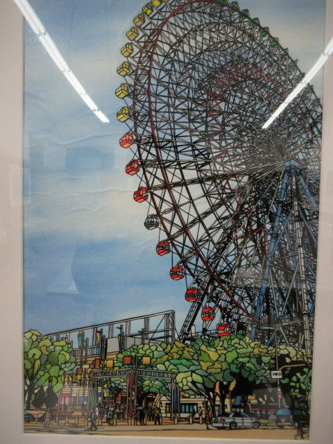 酒井南斉「切り抜き絵展」* 細密切り絵で綴る『なにわ名所図会』_f0236260_20121637.jpg