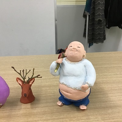 ２日間短期集中講座【創作人形講座「寿老人」～プロの博多人形師が教えます～】_c0357605_17222147.jpg