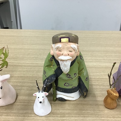 ２日間短期集中講座【創作人形講座「寿老人」～プロの博多人形師が教えます～】_c0357605_17222555.jpg