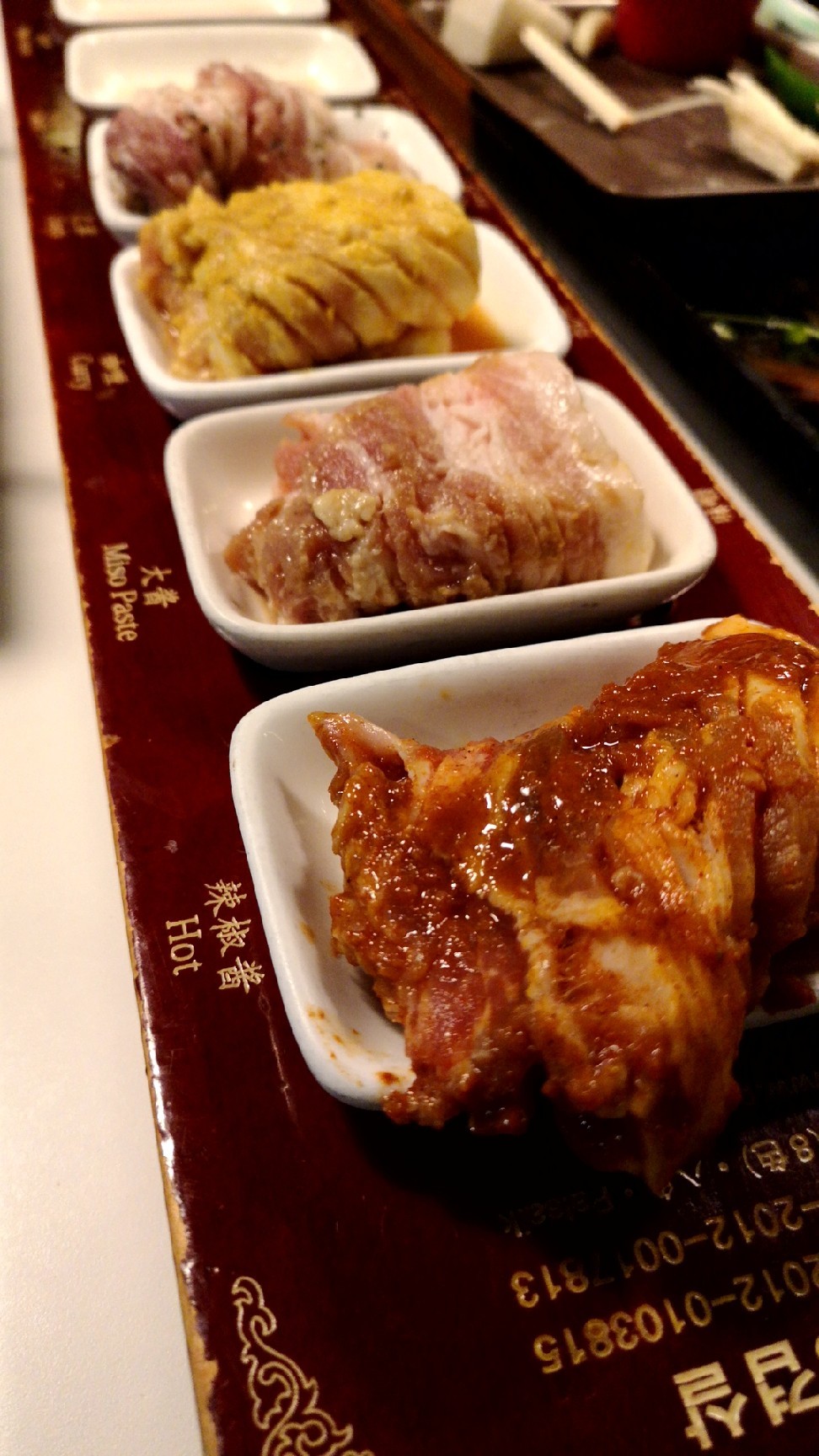 八色サムギョプサル完食しました 札幌で白磁に簡単絵付け Ky S Gallery ポーセラーツ 日記