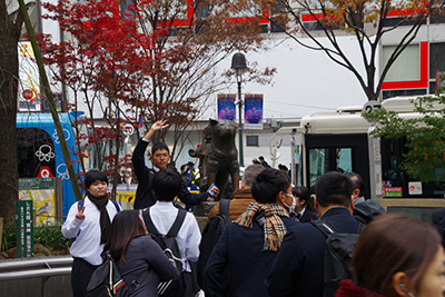 12月11日㈬の109前交差点_b0056983_15511834.jpg