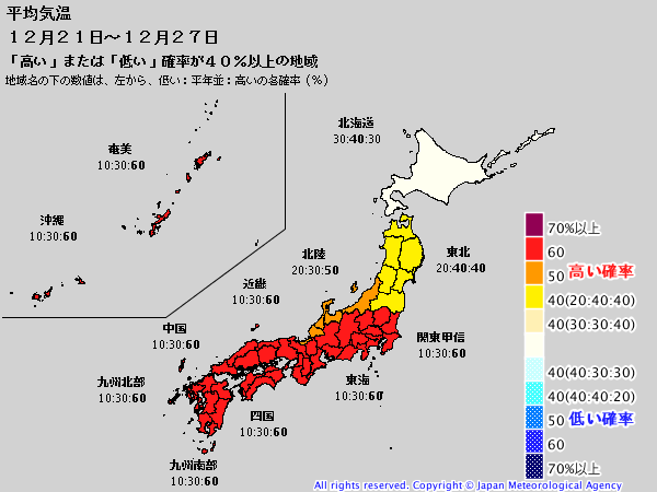 週間予報支援図+気象庁 1ヶ月予報(2019年12月12日発表)_e0037849_18203424.png