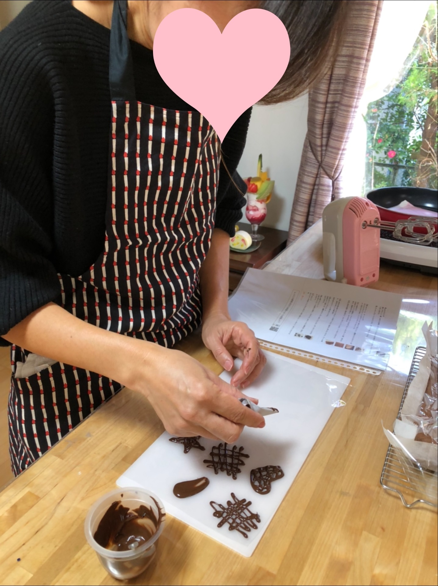 クリスマスチョコレートケーキレッスン_a0214059_12555793.jpeg