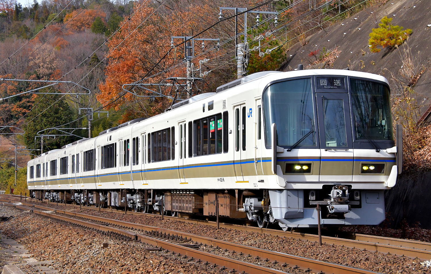 瀬野八上る221系 : 団塊鉄ちゃん気紛れ撮影記