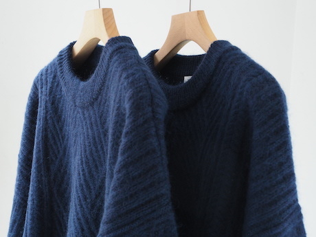 トップス YASHIKI Yukitsuri Knit YASHIKI Yukitsuri Knit(NAVY)