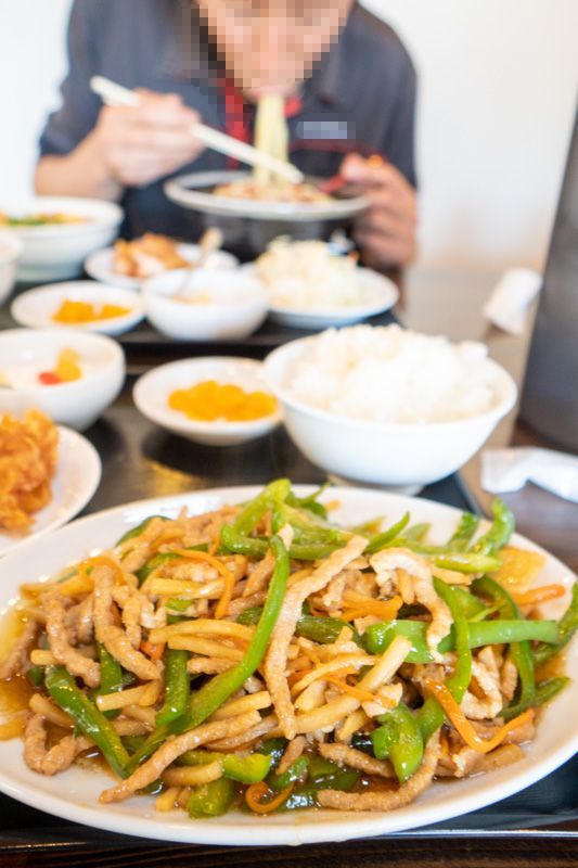 台湾料理 吉源の青椒肉絲定食が、食べきれず・・・(>_<)_a0077663_13271680.jpg