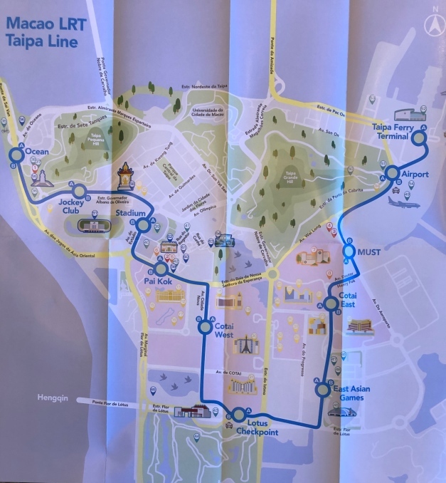 19年12月香港への旅 14 タイパ フェリーターミナルとマカオの新交通システム Lrt リタイア夫と空の旅 海の旅 二人旅