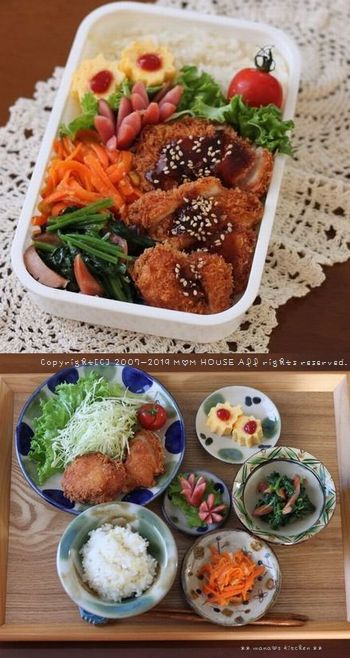 箱と器の量 ✿ 今日のbento♪_c0139375_164626.jpg