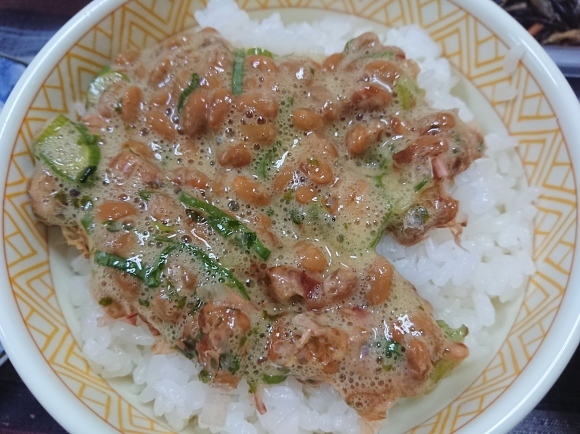 12/16 納豆丼&自家製豚汁セット@自宅_b0042308_10361204.jpg