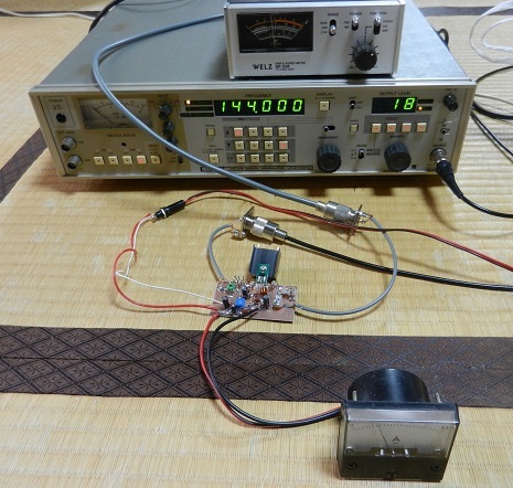 LDMOS AFT05MS004NT1単段144MHzリニアアンプの実験 : 真空管に
