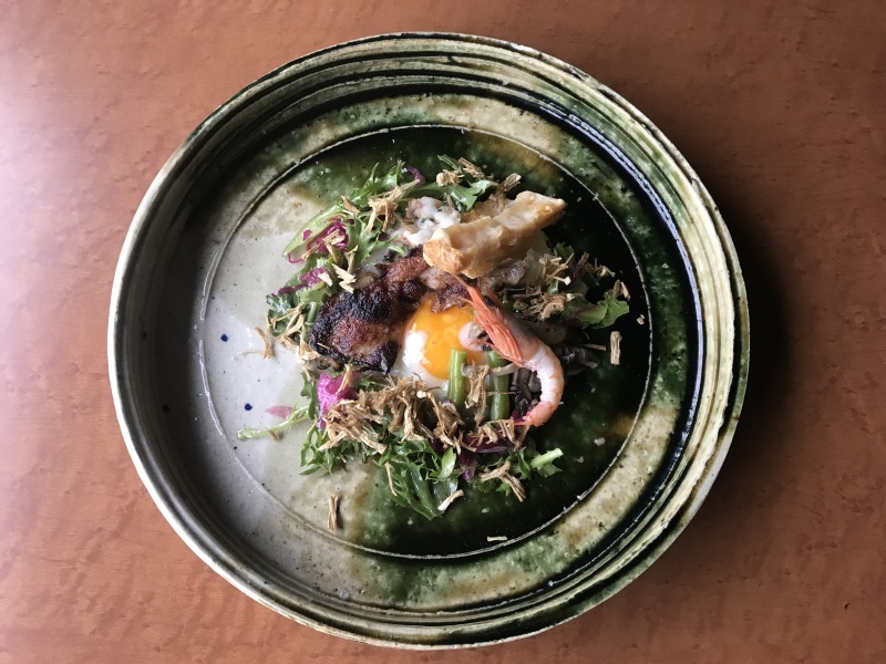 12月の料理「リヨン風サラダのアレンジ」_d0177560_22274373.jpeg