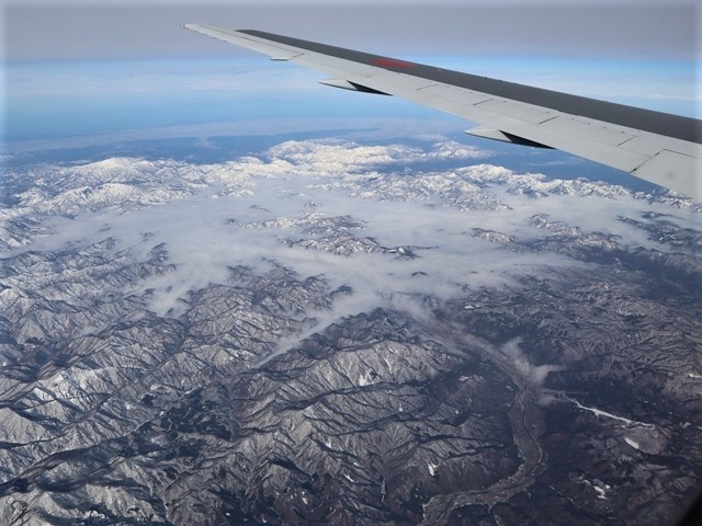 全日空からの絶景、大阪城と雲海、大阪の街が蜃気楼となった・・・・絶景かな大阪の街、ANAからの絶景写真_d0181492_21453919.jpg