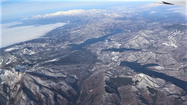 全日空からの絶景、大阪城と雲海、大阪の街が蜃気楼となった・・・・絶景かな大阪の街、ANAからの絶景写真_d0181492_21461556.jpg