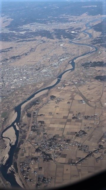 全日空からの絶景、大阪城と雲海、大阪の街が蜃気楼となった・・・・絶景かな大阪の街、ANAからの絶景写真_d0181492_21473097.jpg