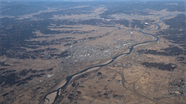 全日空からの絶景、大阪城と雲海、大阪の街が蜃気楼となった・・・・絶景かな大阪の街、ANAからの絶景写真_d0181492_21473893.jpg