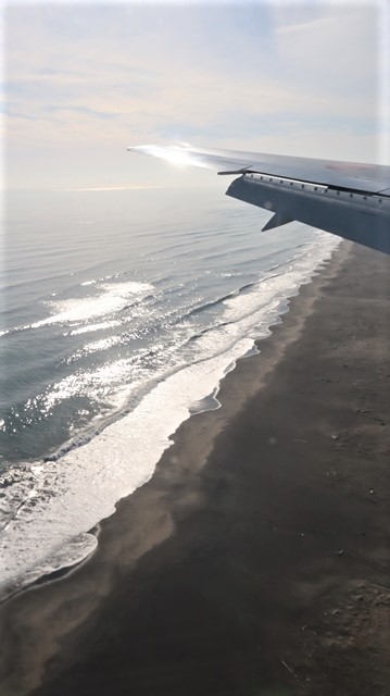 全日空からの絶景、大阪城と雲海、大阪の街が蜃気楼となった・・・・絶景かな大阪の街、ANAからの絶景写真_d0181492_21482053.jpg