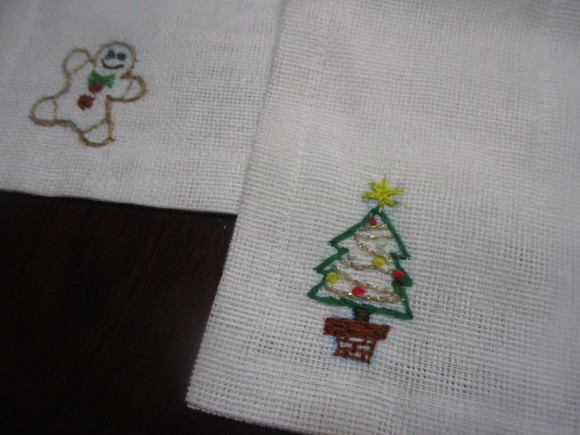 娘2のシュトーレン&久しぶりに布巾に刺繍_a0279743_08362692.jpg
