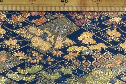 西陣織「七宝にうさぎ」「変わり菱に木」「雲に花」_d0156706_15312715.jpg