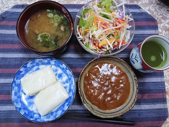 12/18 カレー餅＠自宅_b0042308_16142242.jpg