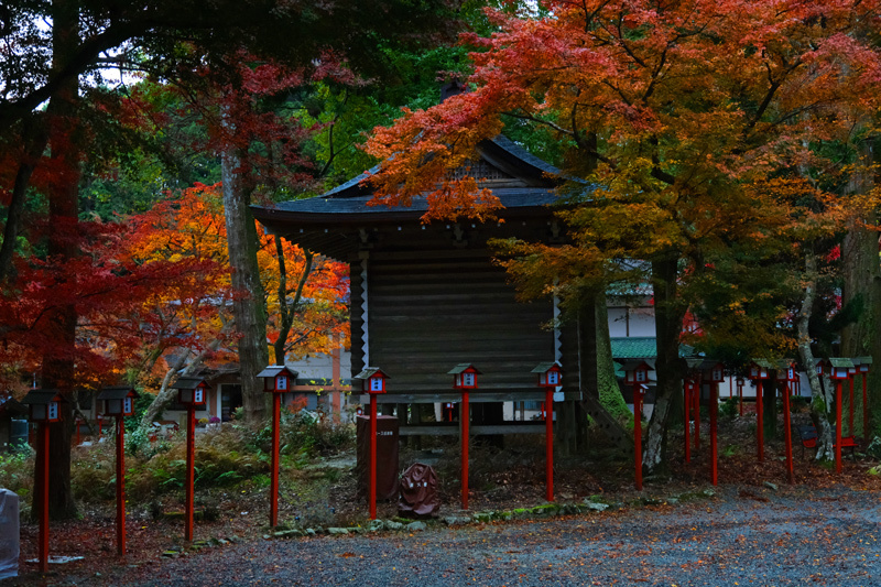 秋色のくるま旅（５）大津市坂本 湖南三山の寺院_a0216227_16345970.jpg