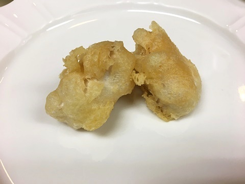 揚げたボラの白子 Lattume Di Muggine Fritto イル レオーネ 千林大宮駅近くのシェフソムリエのブログ