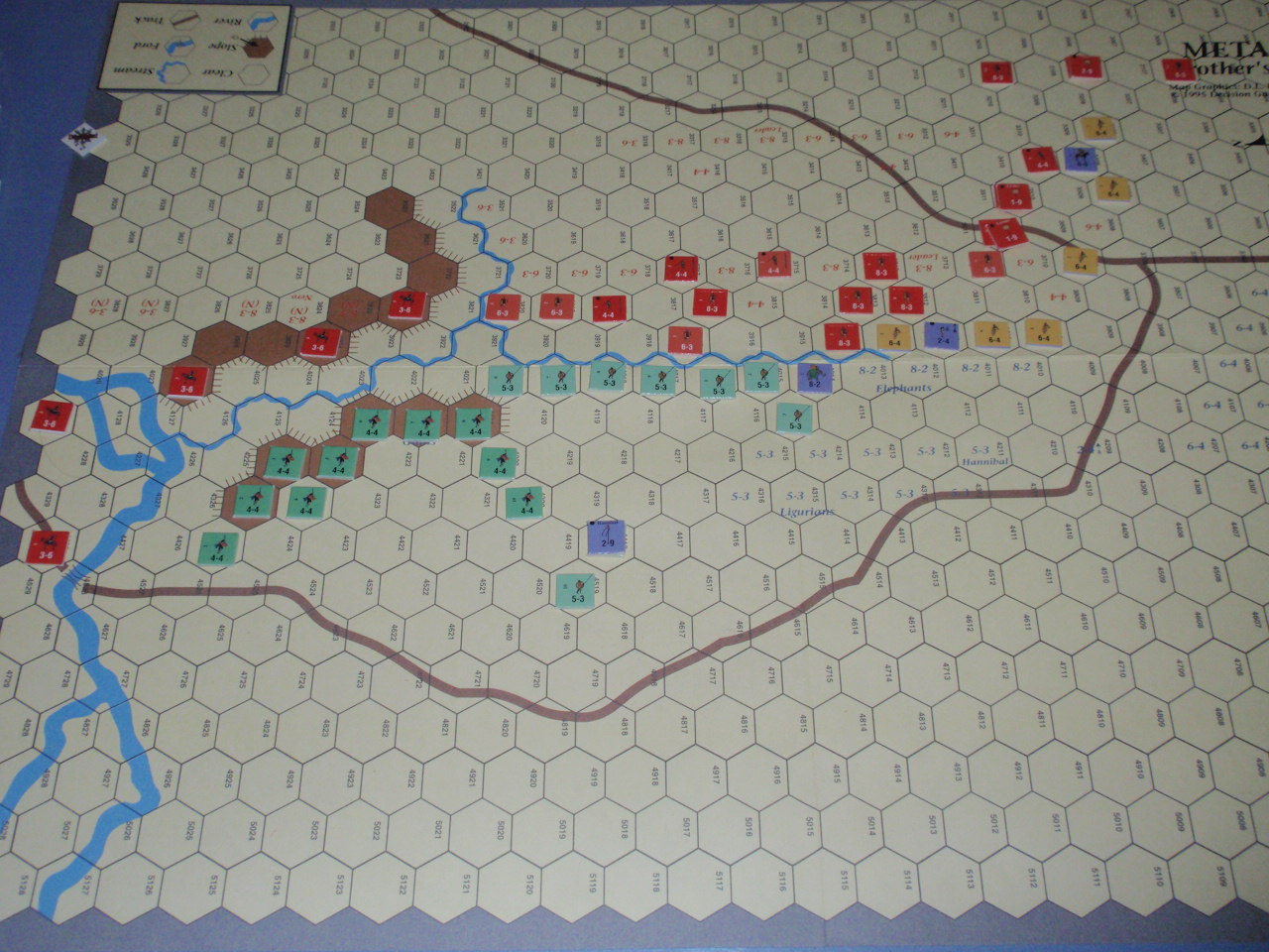 DG「Battles of the Ancient World」シリーズから「Metauras 207B.C.」をソロプレイ③_b0162202_1942337.jpg