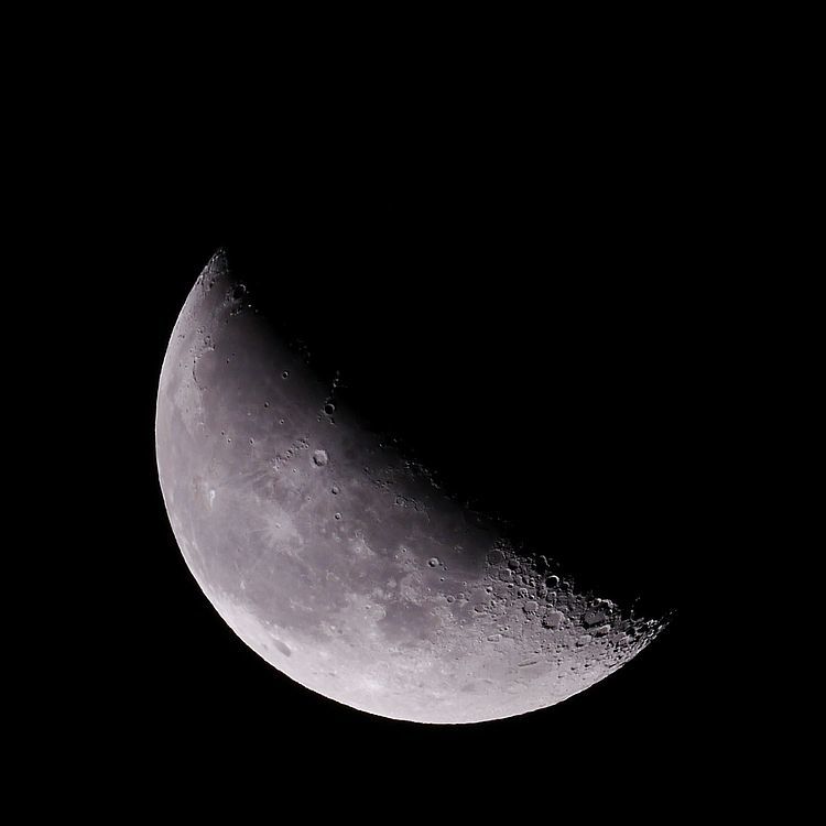 月齢23.5　下弦を過ぎてだんだん鋭くなって来た月を早起きして撮る(^^;_a0031821_13052786.jpg