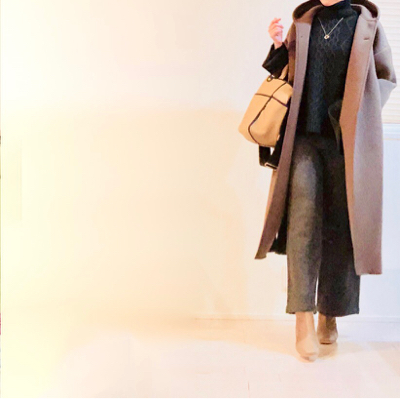 ボンディングコートの美しい質感と気軽さにハマってオーバーサイズタイプも揃えました 無理しない シンプル母コーデ