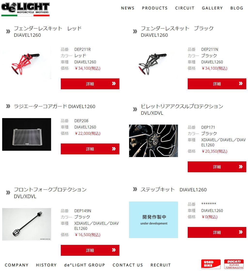 Diavel 1260 向けﾊﾟｰﾂ_f0004270_19551123.jpg