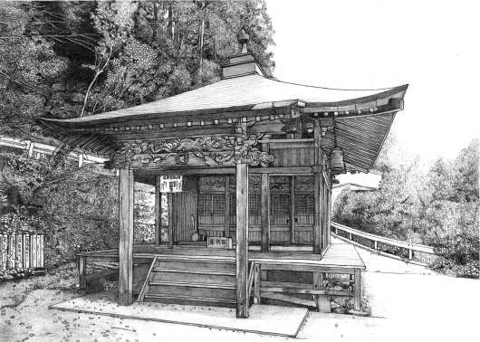 今年描いた鉛筆画「端四国霊場」♪ : すえドンのフォト日記