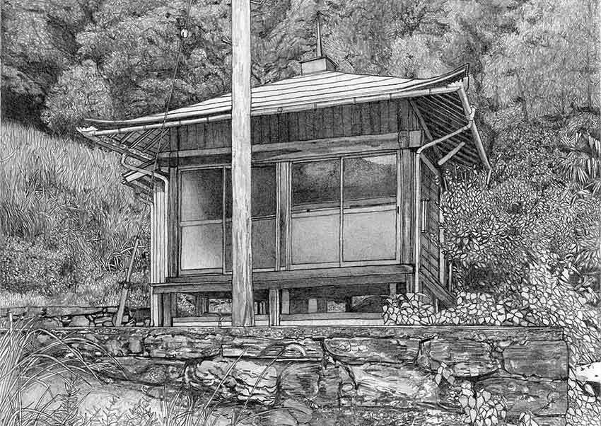 今年描いた鉛筆画「端四国霊場」♪ : すえドンのフォト日記