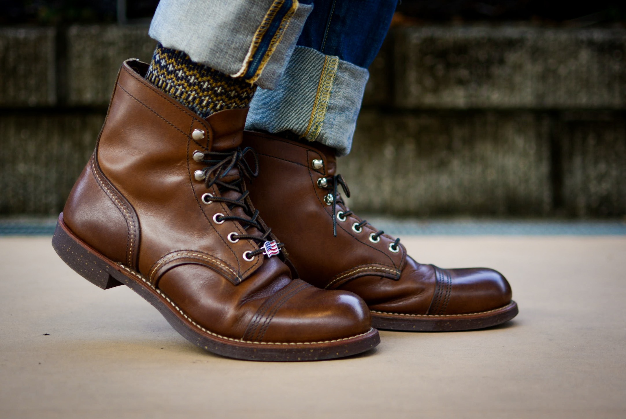 新規購入 レッドウイング アイアンレンジ REDWING IRON RANGE AMBER