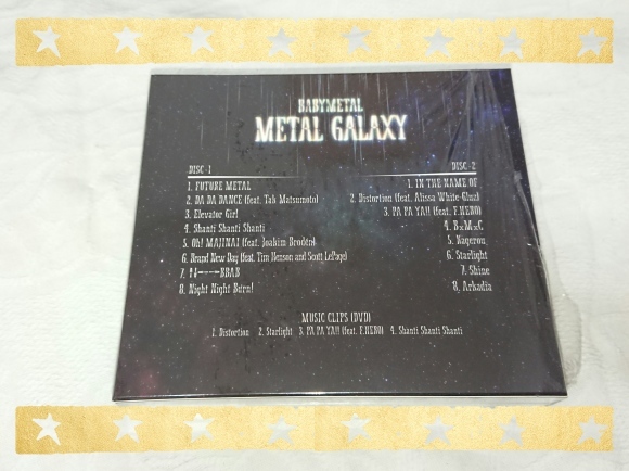 BABYMETAL / METAL GALAXY (初回生産限定盤 Japan Complete Edition)_b0042308_20062003.jpg