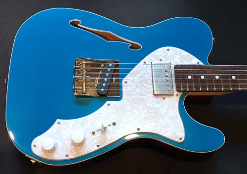 「Brilliant Turquoise MetallicのHollow T」1本目完成です!_e0053731_16304393.jpeg