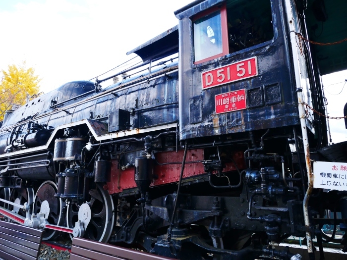 　　嵯峨嵐山駅前のD51蒸気機関車　　２０２３-１２-０８　００：００_b0093754_22351623.jpg