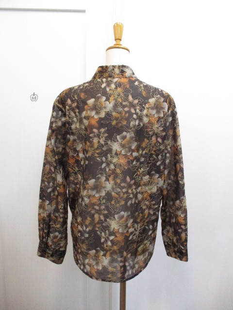 Lily Brown リリーブラウン ぼかし花柄刺繍シャツ : dimanche