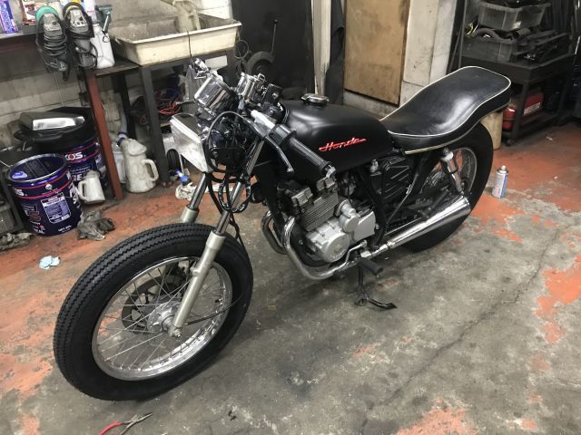 CBX125カスタム タイヤ交換完了!_a0164918_17454113.jpg