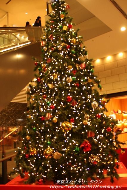 東京スカイツリ-よりメリークリスマス・・ソラマチのツリ-_e0052135_10252035.jpg