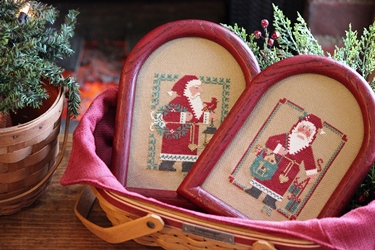 クリスマスイブに大好きなサンタの刺繍フレーム♪_f0161543_17342915.jpg