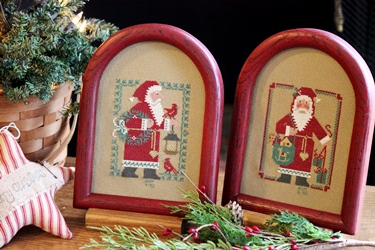 クリスマスイブに大好きなサンタの刺繍フレーム♪_f0161543_17352398.jpg