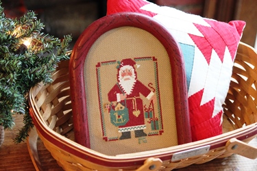 クリスマスイブに大好きなサンタの刺繍フレーム♪_f0161543_17382961.jpg