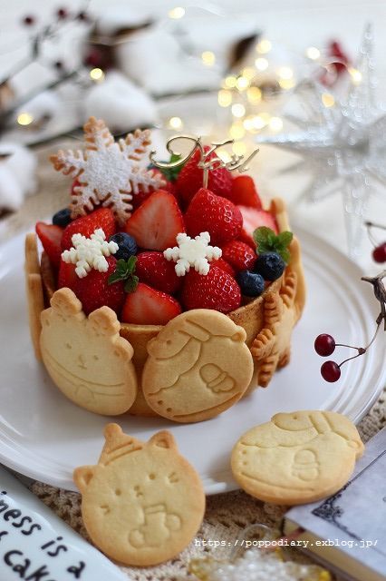 チーズタルトクリスマスバージョン&ぽっぽサンタ便♡_a0134594_22070639.jpg