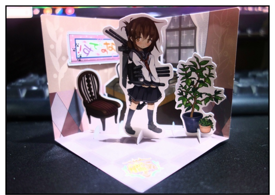 買って放置してた雷電姉妹ペーパークラフトなのです!_f0205396_21123246.jpg